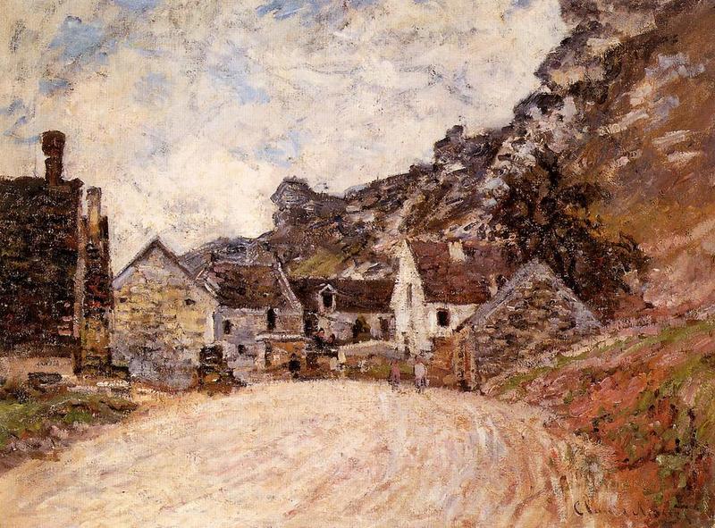 The Hamlet of Chantemesie at the Foot of the Rock 1880