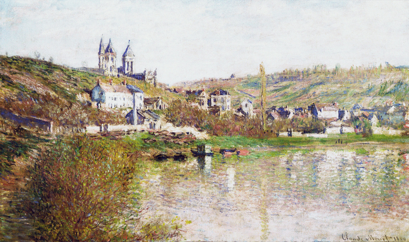 Monet Oil Paintings The Hills of Vetheuil 1880