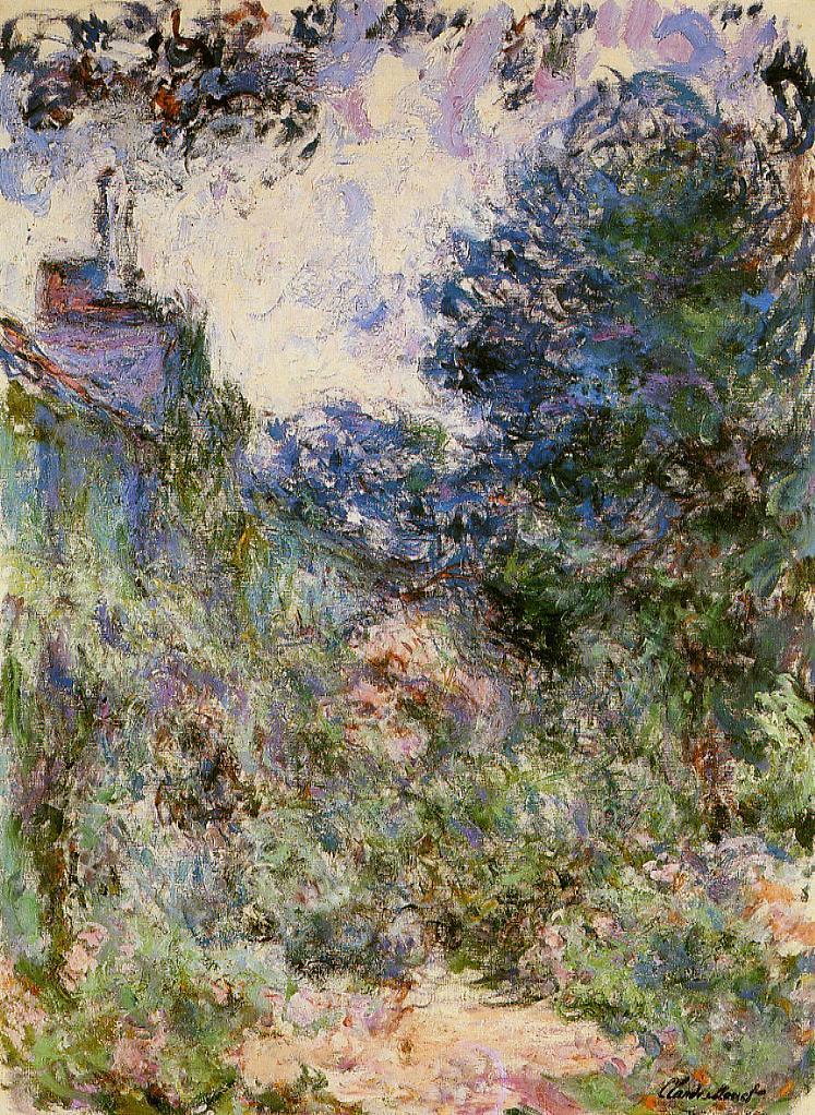 Cloude Monet Oil Paintings The House Seen from the Rose Garden