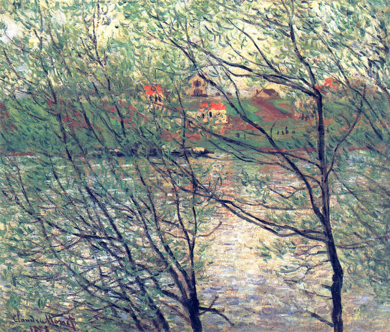 Cloude Monet Oil Paintings The Isle Grande-Jatte 1878