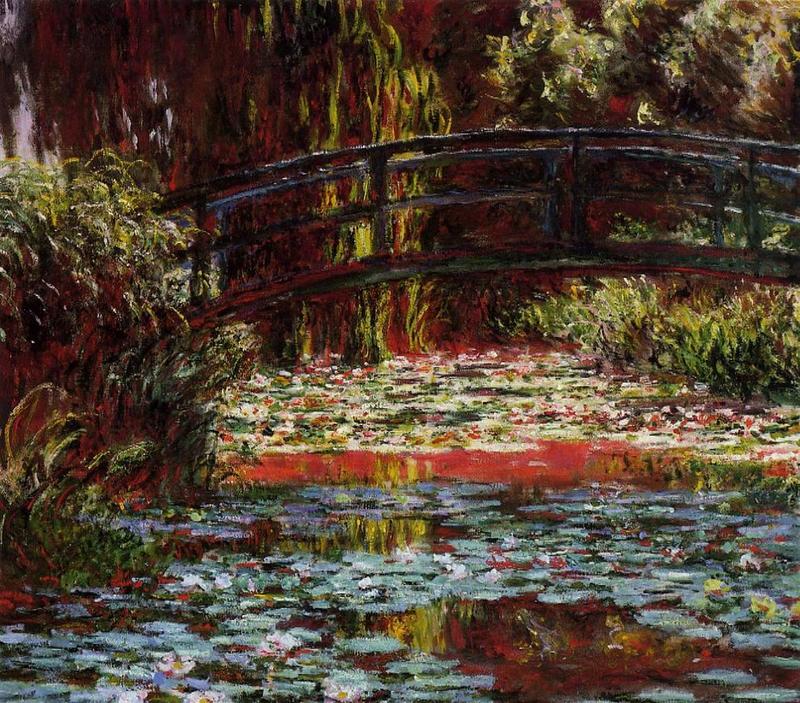 The Japanese Bridge or The Bridge over the Water-Lily Pond 1900
