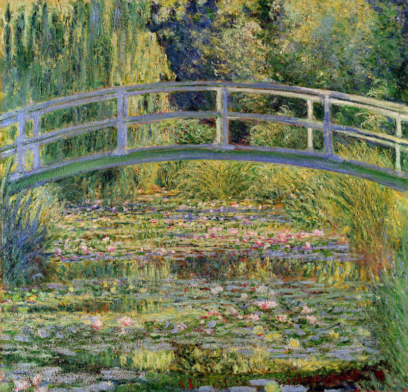 The Japanese Bridge. The Water-Lily Pond 1899