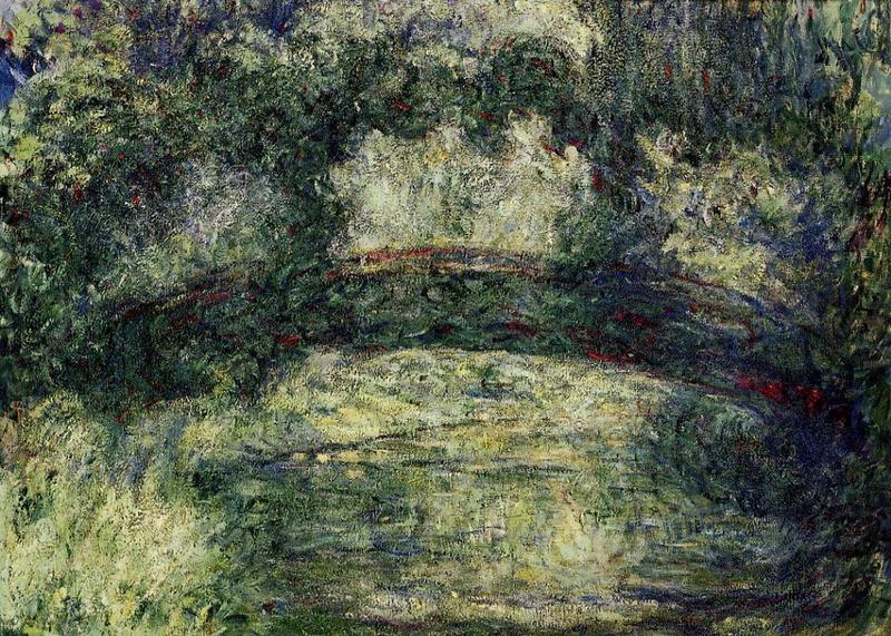Cloude Monet Oil Paintings The Japanese Bridge