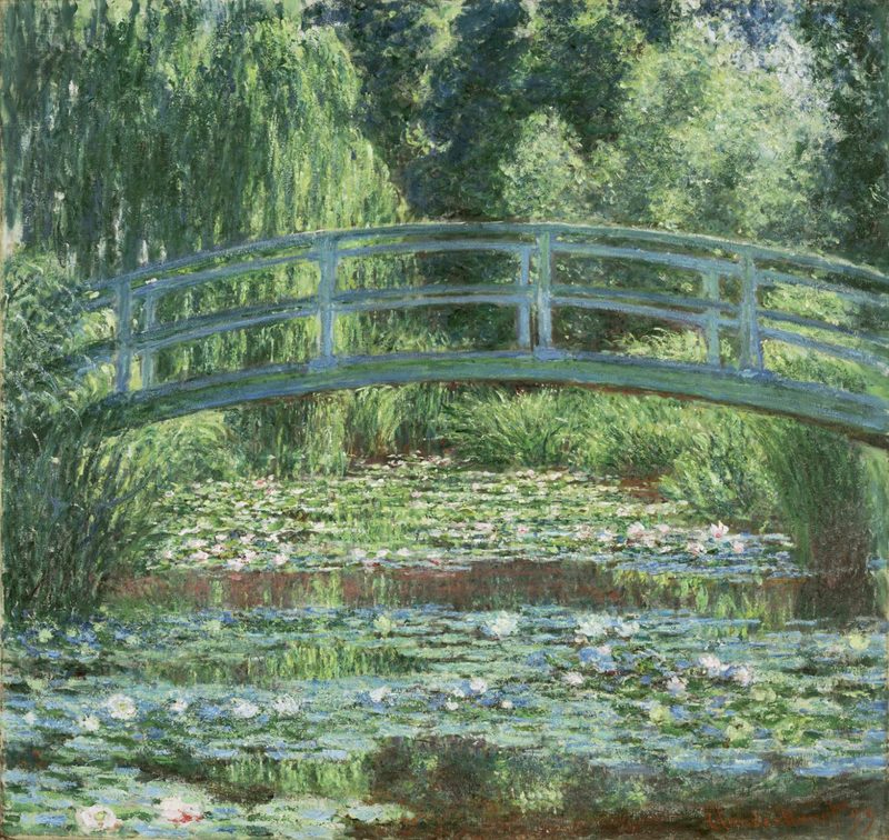 The Japanese Footbridge and the Water Lily Pool, Giverny 1899