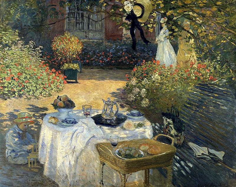 Cloude Monet Oil Paintings The Luncheon 1873