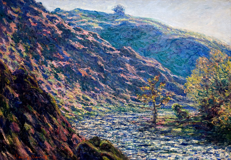 Cloude Monet Oil Paintings The Old Tree at the Confluence 1889
