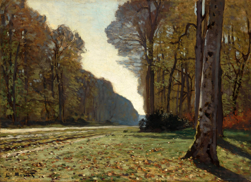 Cloude Monet Oil Paintings The Pave de Chailly