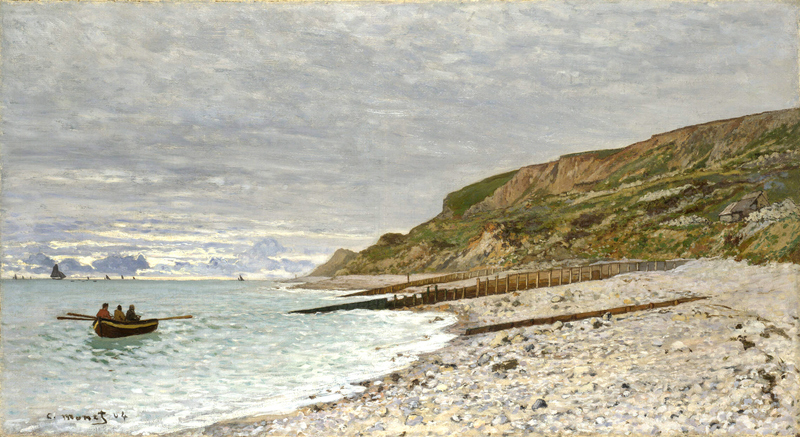 Cloude Monet Oil Paintings The Pointe of Heve