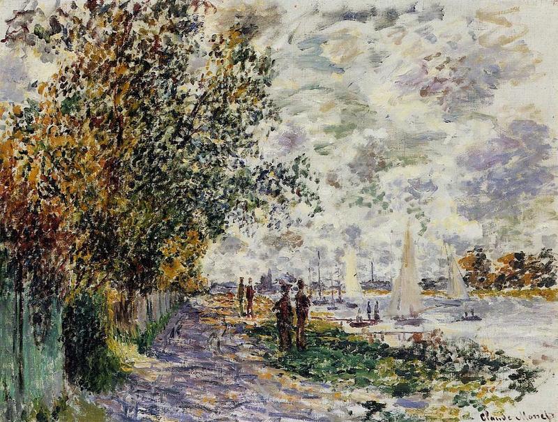 The Riverbank at Petit-Gennevilliers 1875