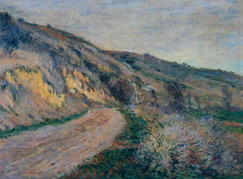 Cloude Monet Oil Paintings The Road to Giverny 2 1885