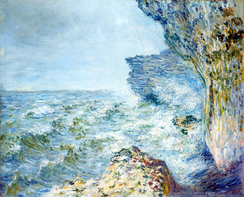 Cloude Monet Paintings The Sea at Fecamp 2 1881