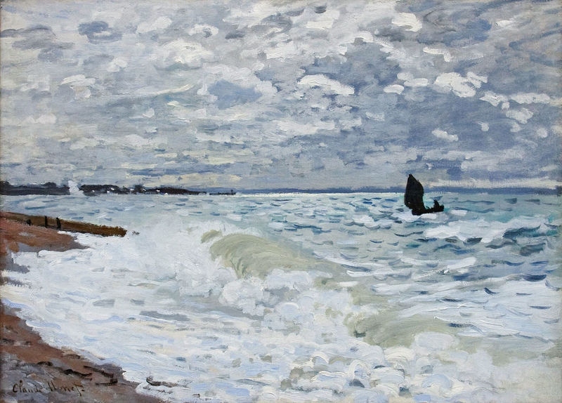 Cloude Monet Oil Paintings The Sea at Saint-Adresse 1868