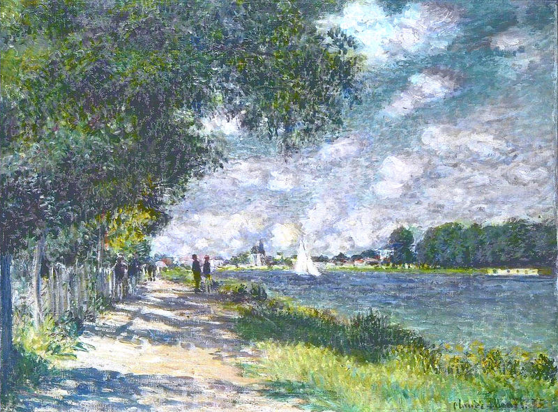 Cloude Monet Oil Paintings The Seine at Argenteuil 1875