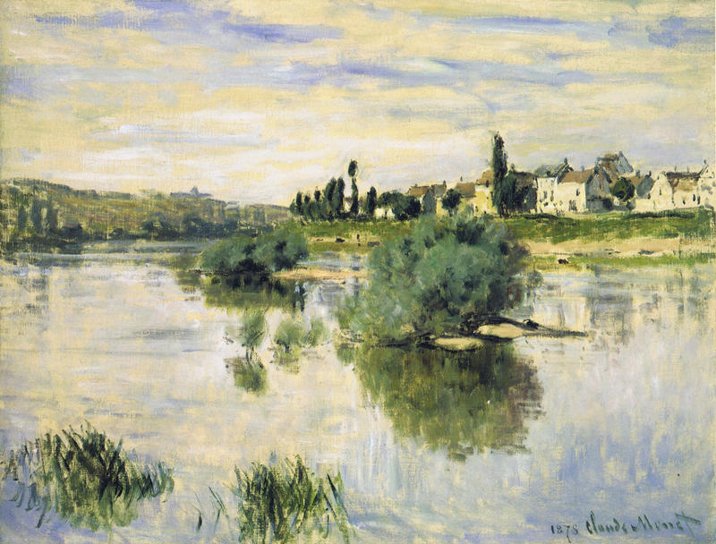 Cloude Monet Oil Paintings The Seine at Lavacourt 1878