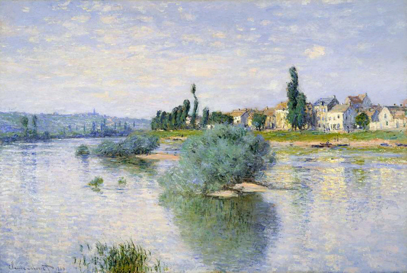 Monet Oil Paintings The Seine at Lavacourt 1880