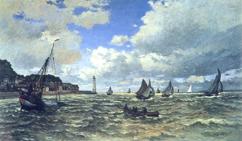 Cloude Monet Oil Paintings The Seine Estuary at Honfluer