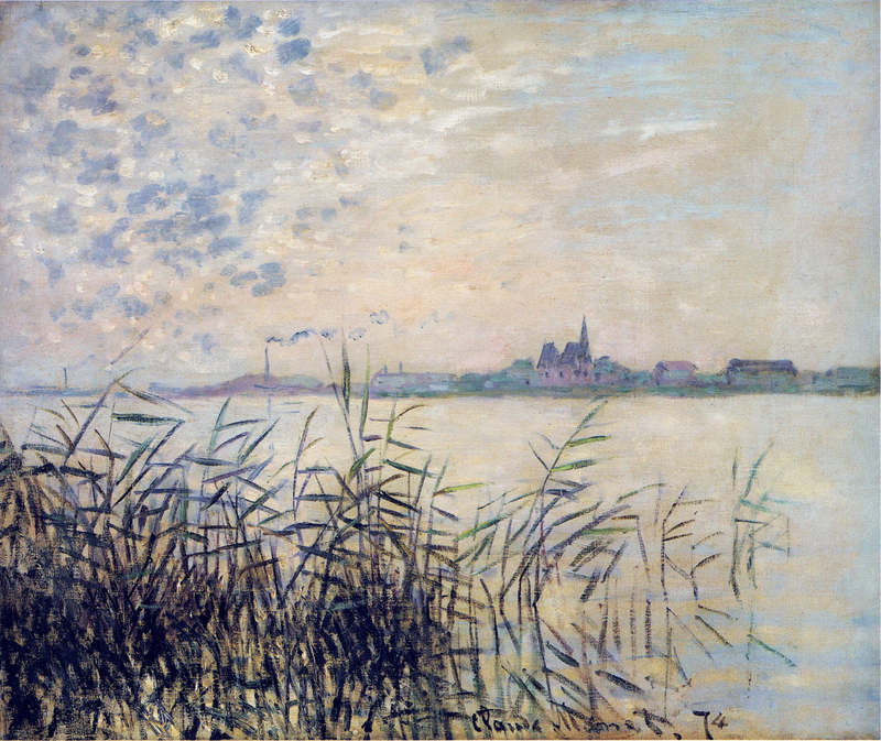 Cloude Monet Paintings The Seine near Argenteuil 1874
