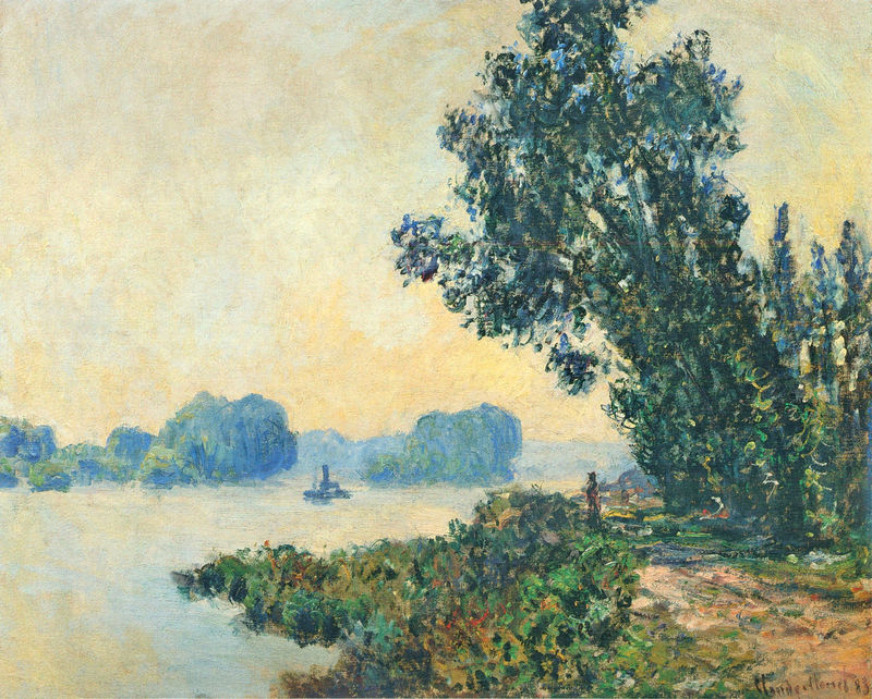 Cloude Monet Paintings The Towpath at Granval 1883