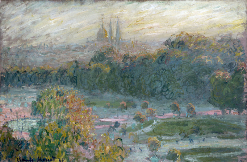 Cloude Monet Paintings The Tuileries, study 1876