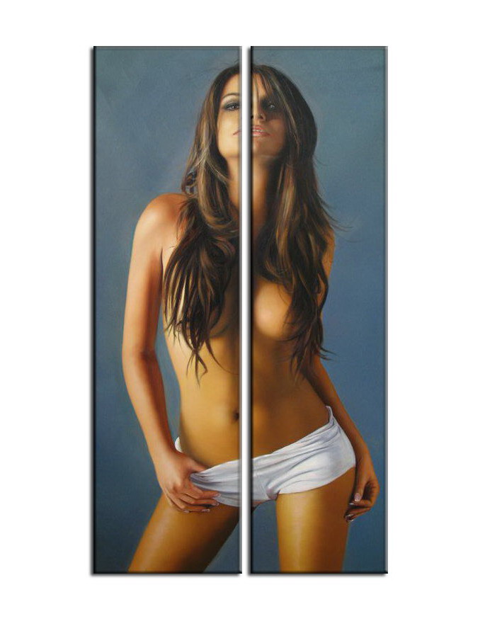 Modern oil paintings nude girl painting nude007