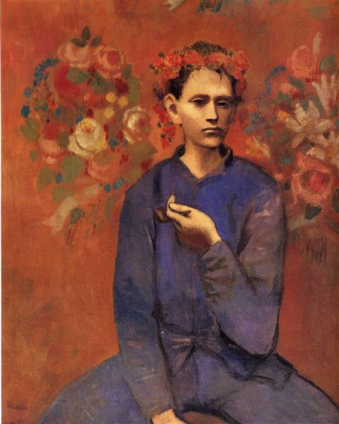 Pablo Picasso Oil Painting A Boy With Pipe Garcon A La Pipe Pablo Picasso Oil Painting A Boy With Pipe Garcon A La Pipe