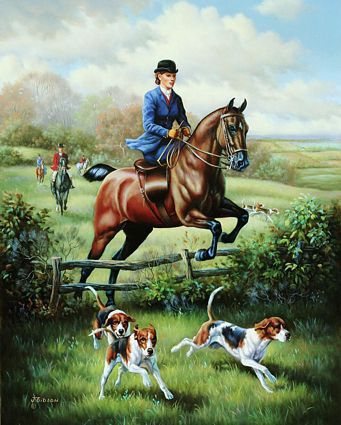 Dafen Oil Painting on canvas -horse010