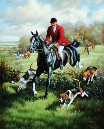 Dafen Oil Painting on canvas -horse015