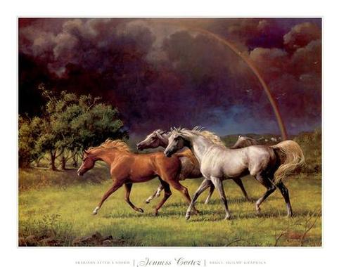 Dafen Oil Painting on canvas -horse019
