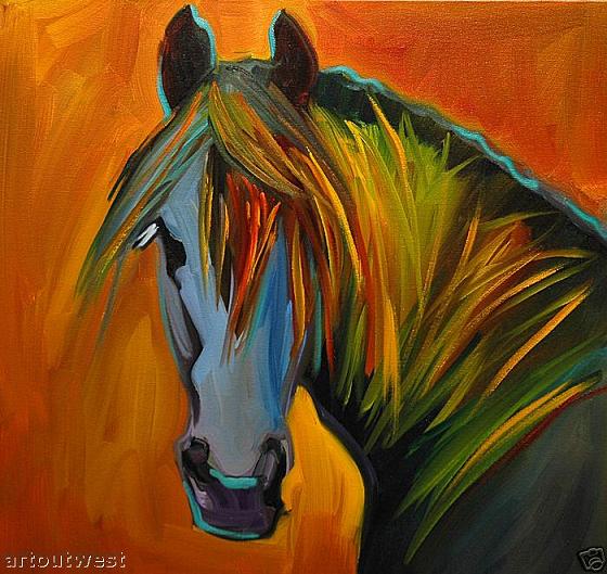 Dafen Oil Painting on canvas -horse053