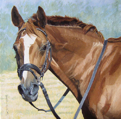 Dafen Oil Painting on canvas -horse062