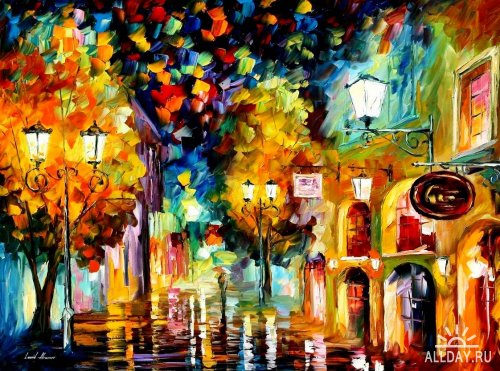 Modern impressionism palette knife oil painting kp018