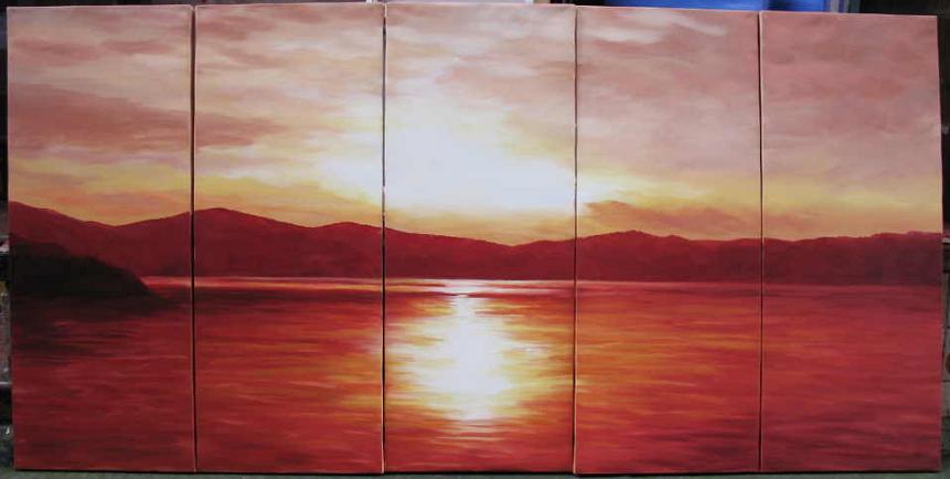Dafen Oil Painting on canvas seascape painitng -set547