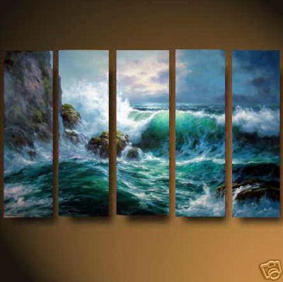 Dafen Oil Painting on canvas seascape painitng -set550