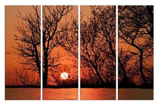 Dafen Oil Painting on canvas the setting sun -set 578