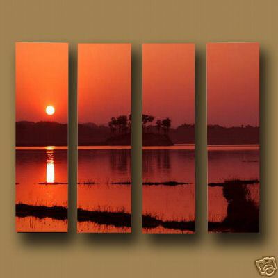 Dafen Oil Painting on canvas the sunglow -set593