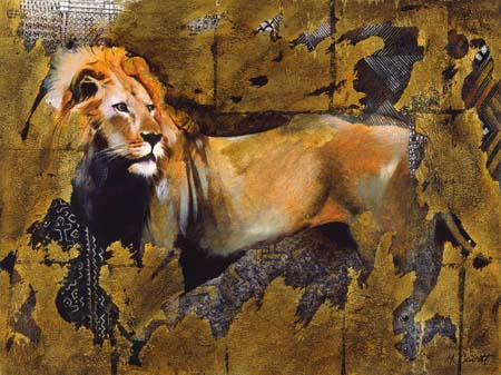 Dafen Oil Painting on canvas -tiger06